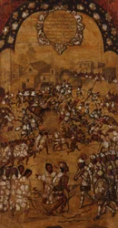 Die Eroberung Mexikos. Tafel V